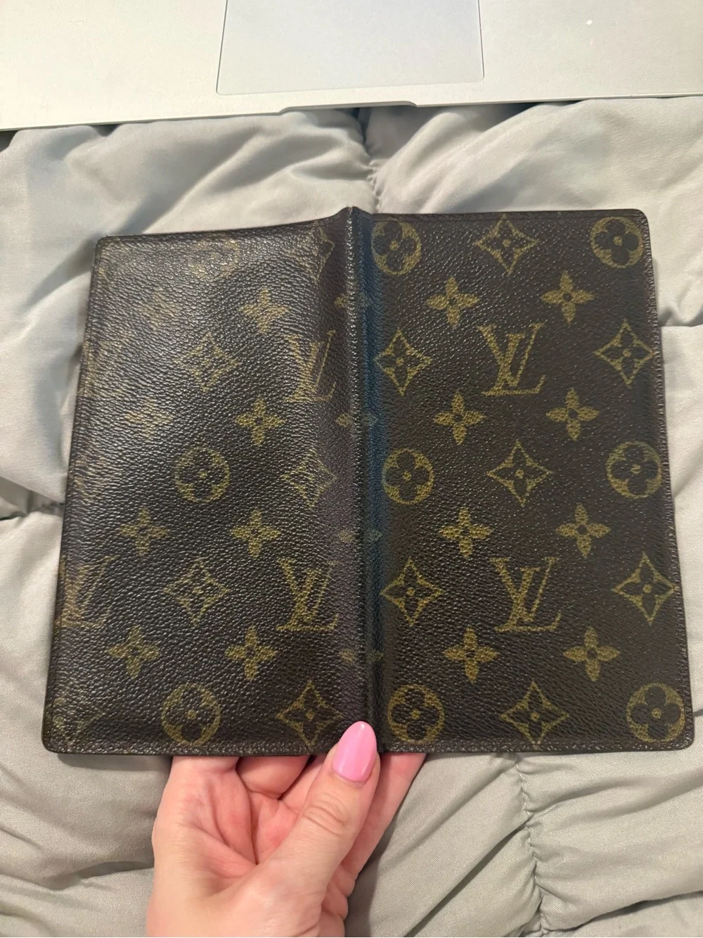 Louis Vuitton Monogram Long Card in Brown and Gold-Tone